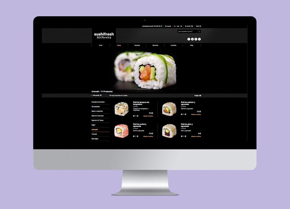 Sushifresh eCommerce