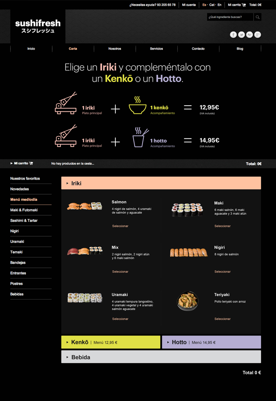 Sushifresh eCommerce