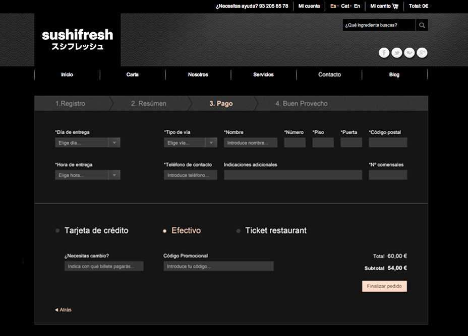 Sushifresh eCommerce